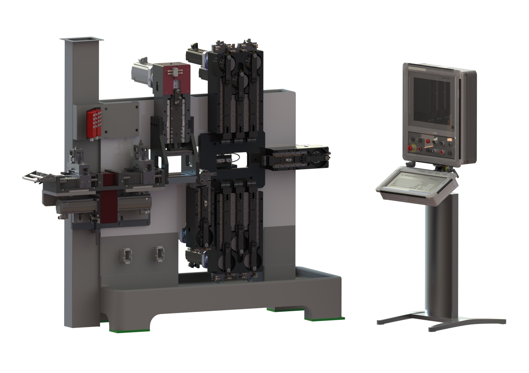 NEW in 2015 The linear NC multislide machine CMP 200 Pressmac